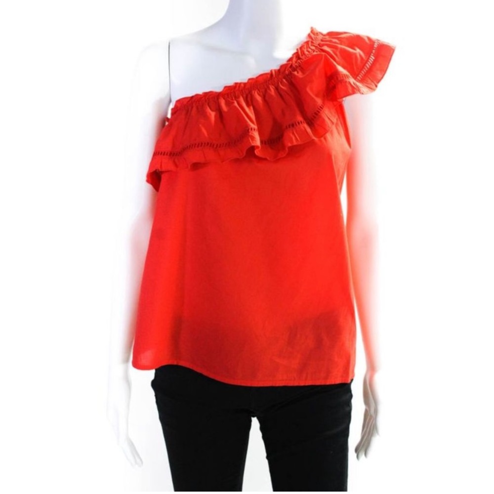 St Roche ruffle one-shoulder tank - Picture 2 of 4